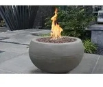 Elementi Gasfeuerstelle "Marra" in Beton-Optik,grau,68 x 68 x 45 cm (L x B x H)