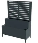 Westmann Stufenhochbeet mit Rankgitter "Dekora 5",,