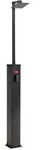 Steinbach Solardusche "Supreme",schwarz,20,50 x 20,50 x 221,20 cm