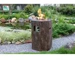 Elementi Gasfeuerstelle "Tambora" in Basalt-Optik,braun,48 x 50 x 70 cm (L x B x H)