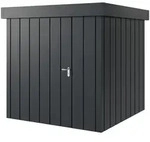 H&ouml;rmann Metall-Ger&auml;tehaus "Juno" mit Flachdach, JFD5 - Modern, 214 x 214 cm...