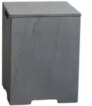 Elementi Abdeckung f&uuml;r Gasflasche in Sandstein-Optik,grau,40 x 40 x 52 cm (L x B x