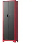 Feistos Hochschrank "Juno Solo",schwarz/rot,66 x 46 x 198 cm