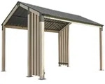 Sojag Pavillon "Lito 1012" mit Satteldach,,