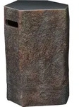 Elementi Abdeckung f&uuml;r Gasflaschen in Basalt Naturstein-Optik,braun,47 x 38 x 62 cm