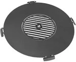 CookKing Grillplatte mit Grillrost,schwarz,&Oslash; 78