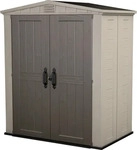 Keter 008156.01, Keter Kunststoff Ger&auml;tehaus "Factor 6 X 3", taupe / beige, 178 x