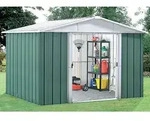 Yardmaster Metall-Ger&auml;tehaus "Bayern" Modell 87,gr&uuml;n,4,68 m2