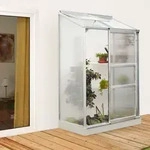 Vitavia Anlehn-Gew&auml;chshaus "Ida 900",aluminium eloxiert,0,9 m2