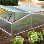 Vitavia Fr&uuml;hbeet "Gaia XS",aluminium blank,0,6 m2