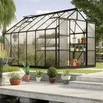 Vitavia Gew&auml;chshaus "Uranus 9900",schwarz,9,9 m2