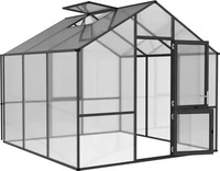KGT 13300003, KGT Gew&auml;chshaus "Lilie III", anthrazit-grau, 9,6 m&sup2;, 10 mm HKP