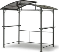 Leco 4713880999, Leco Profi-Grillpavillon mit Polycarbonat-Dach, anthrazit, 245 x 150