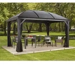 Sojag Pavillon Moreno 10x14,anthrazit,298 x 423 x 283 cm (L x B x H)