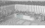 Vitavia Erweiterung "Stretched" f&uuml;r Hochbeet "401",aluminium blank,80 x 40 cm