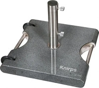 Knirps 85897KN50, Knirps Trolley-Granitsockel mit Rollen, 50 kg, f&uuml;r Sonnenschirme