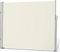 Leco 4724300103, Leco ausziehbare Seitenmarkise, Aluminium-Stahlrohr-Mix, natur, 160