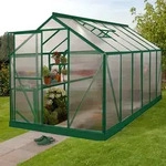 Vitavia Gew&auml;chshaus "Triton 7500" inkl. Stahlfundament,smaragd gr&uuml;n,7,5 m2