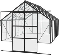 Vitavia Gew&auml;chshaus "Cassandra 9900",schwarz,9,9 m2