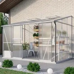 Vitavia Anlehn-Gew&auml;chshaus "Osiris 6500",aluminium eloxiert,6,5 m2