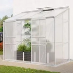 Vitavia Anlehn-Gew&auml;chshaus "Styx 3300",aluminium eloxiert,3,3 m2