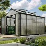Vitavia Gew&auml;chshaus "Zeus Comfort 10000",schwarz,10,0 m2