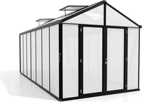 Vitavia Gew&auml;chshaus "Zeus Comfort 13800",schwarz,13,8 m2