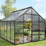 Vitavia Gew&auml;chshaus "Meridian 1 8300",schwarz,8,3 m2