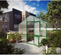 KGT 13300002, KGT Gew&auml;chshaus "Lilie III", moosgr&uuml;n, 9,6 m&sup2;, 10 mm HKP