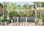 Vitavia Hochbeet "Linus IN & OUT 401 S",granit/ alu eloxiert,