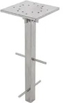Doppler Bodenanker f&uuml;r alle Doppler Pendel- und Ampelschirme,silber,