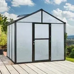Vitavia Gew&auml;chshaus "Zeus 6200",schwarz,6,2 m2