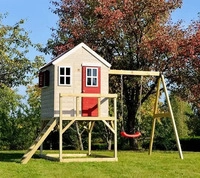 Wendi Toys WTM23, Wendi Toys Wendi Toys Kinderspielhaus, Stelzenhaus "Zebra" mit