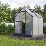 Vitavia Gew&auml;chshaus "Planet 2500" inkl. Fundament,schwarz,2,5 m2