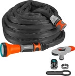 Gardena 18427-32, Gardena Gartenschlauch / Textilschlauch "Liano" 10-m-Set mit