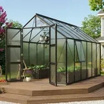 Vitavia Gew&auml;chshaus "Olymp 9900",schwarz,9,9 m2