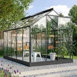 Vitavia Gew&auml;chshaus "Triton 6200" inkl. Stahlfundament,schwarz,6,2 m2