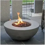 Elementi Gasfeuerstelle "&Auml;tna" in Beton-Optik,,