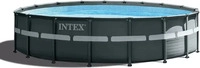 Intex 126330GN, Intex Frame Swimming Pool Set "Ultra Rondo XTR", anthrazit, &Oslash; 549 x
