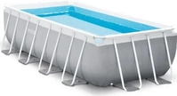 Intex 126790GN, Intex Frame Swimming Pool Set "Prism Quadra III", grau, 400 x...
