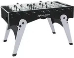 Garlando Tischfu&szlig;ball Kickertisch "Foldy Evolution",schwarz / silber,