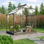 Vitavia Gew&auml;chshaus "Triton 2500" inkl. Stahlfundament,schwarz,2,5 m2