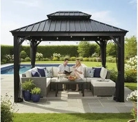 Sojag SJ03100, Sojag Pavillon Messina 10x12, anthrazit, 298 x 363 x 292 cm (L x B x