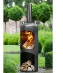 CookKing Terrassenofen "Faro",schwarz,40 x 40 x 158 cm
