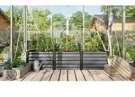 Vitavia Hochbeet "Linus IN & OUT 401 S",granit / schwarz,