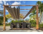 Paragon Outdoor Almuiminium Pergola "Florenz" Pavillon mit ausziehbarem