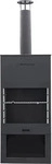 Westmann WMLG610-B, Westmann Westmann Grill und Gartenkamin, Terrassenofen, schwarz