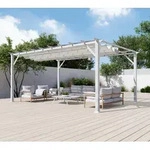 Paragon Outdoor Almuiminium Pergola "Florenz" Pavillon mit ausziehbarem