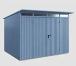 H&ouml;rmann Ecostar Metall-Ger&auml;tehaus Trend mit Pultdach Typ 3, 313 x 283