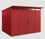 H&ouml;rmann Ecostar Metall-Ger&auml;tehaus Trend mit Pultdach Typ 3, 313 x 283